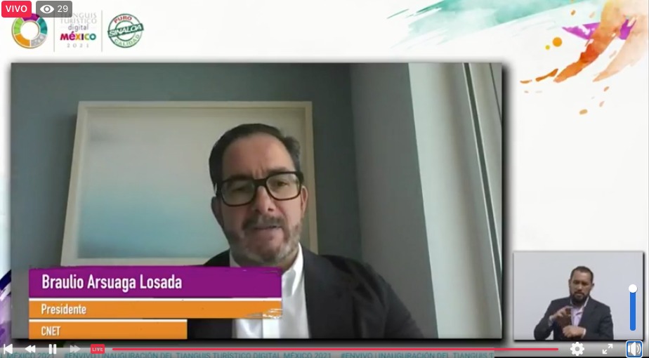 Braulio Arsuaga, presidente del Consejo Empresarial Turístico| Especial.