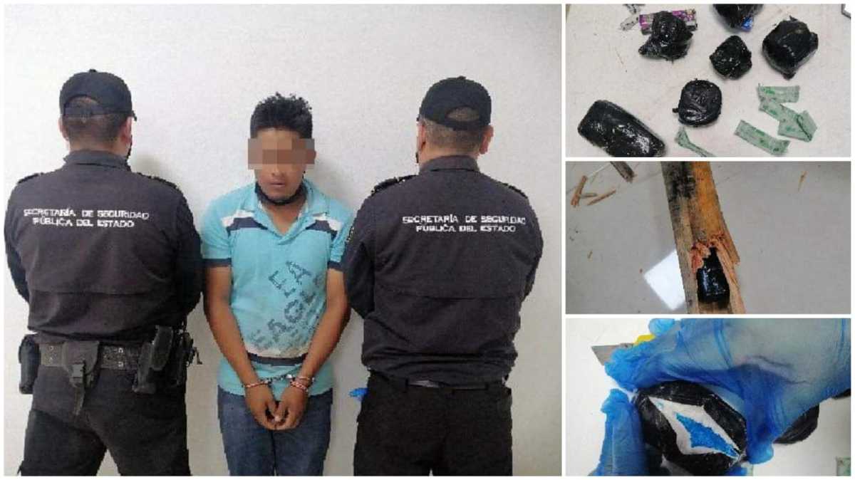 Hombre pretendía ingresar con droga al Cereso de Salamanca
