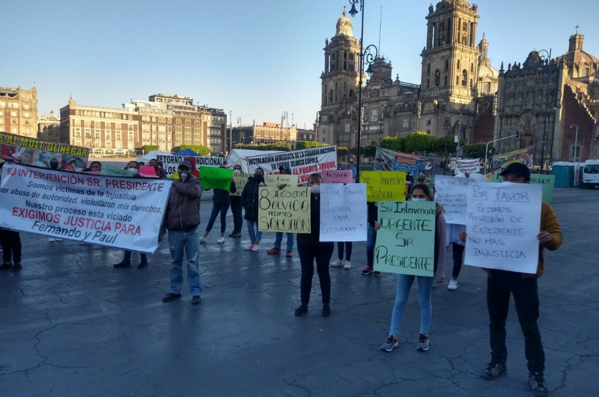 Los manifestantes cerraron las inmediaciones del Zócalo de CdMx. | Ramón Ramírez