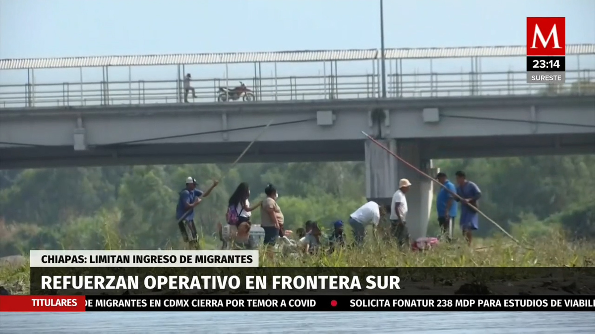 México refuerza seguridad en frontera sur; multiplica agentes migratorios