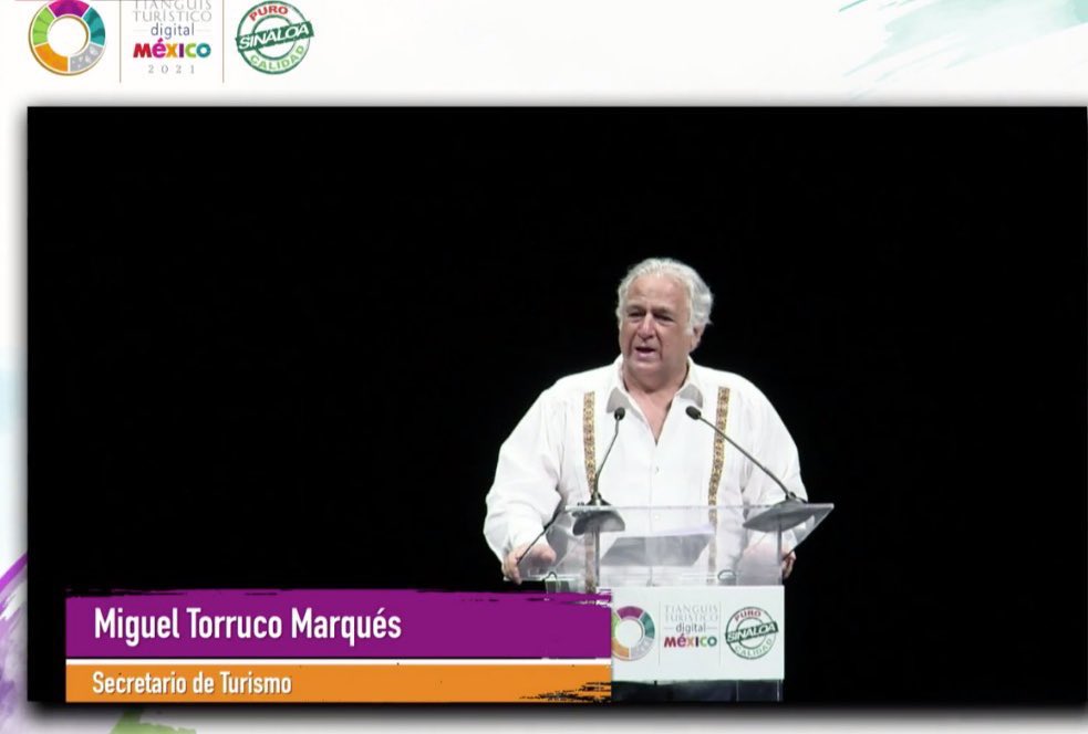 Miguel Torruco Marqués, secretario de Turismo. (Especial)