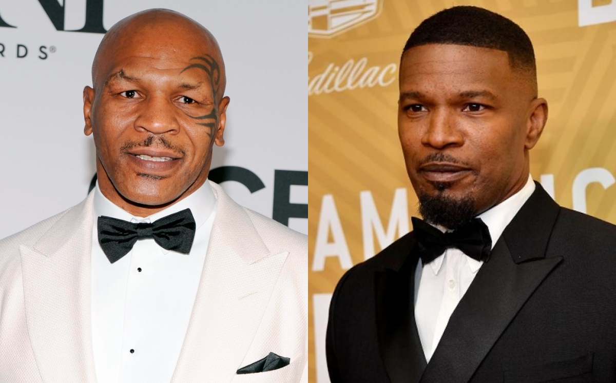 Mike Tyson y Jamie Foxx (EFE / AFP)