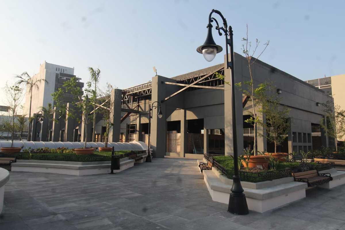 Plaza Isauro Alfaro de Ciudad Madero, Tamaulipas. (Yazmín Sánchez)