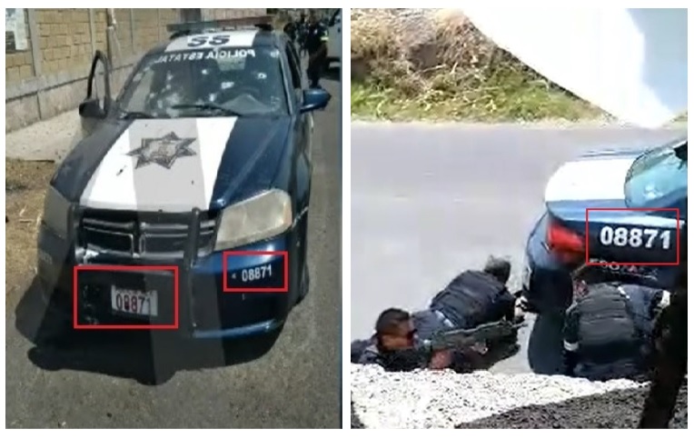 Tras el enfrentamiento 13 elementos de seguridad murieron.