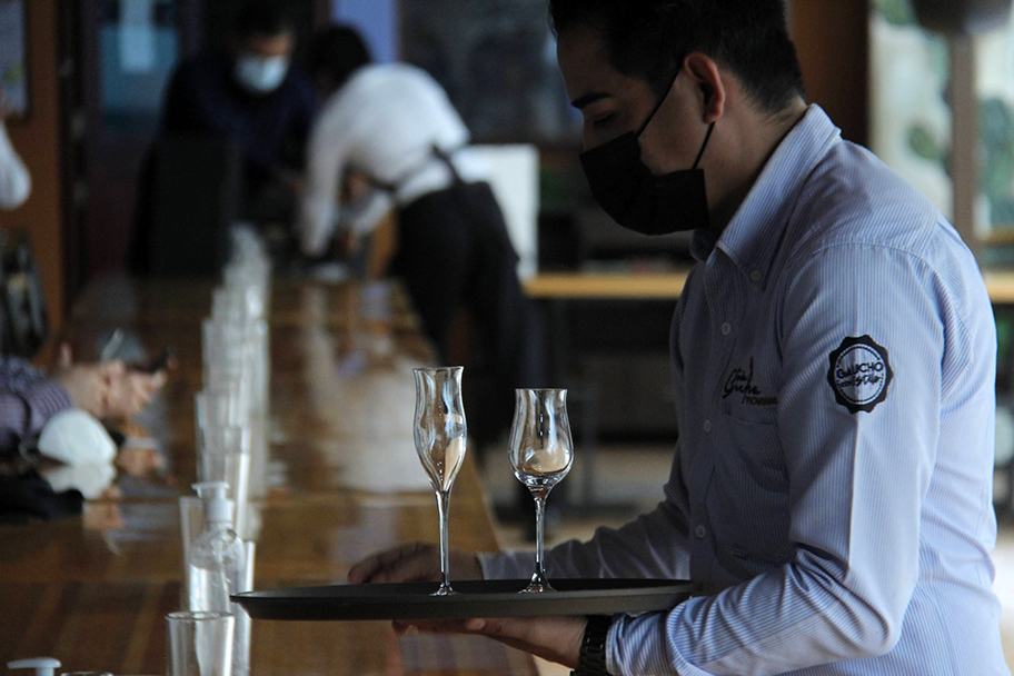 La cata de tequila se llevó a cabo en la Espada Gaucha. (Manuel Guadarrama)