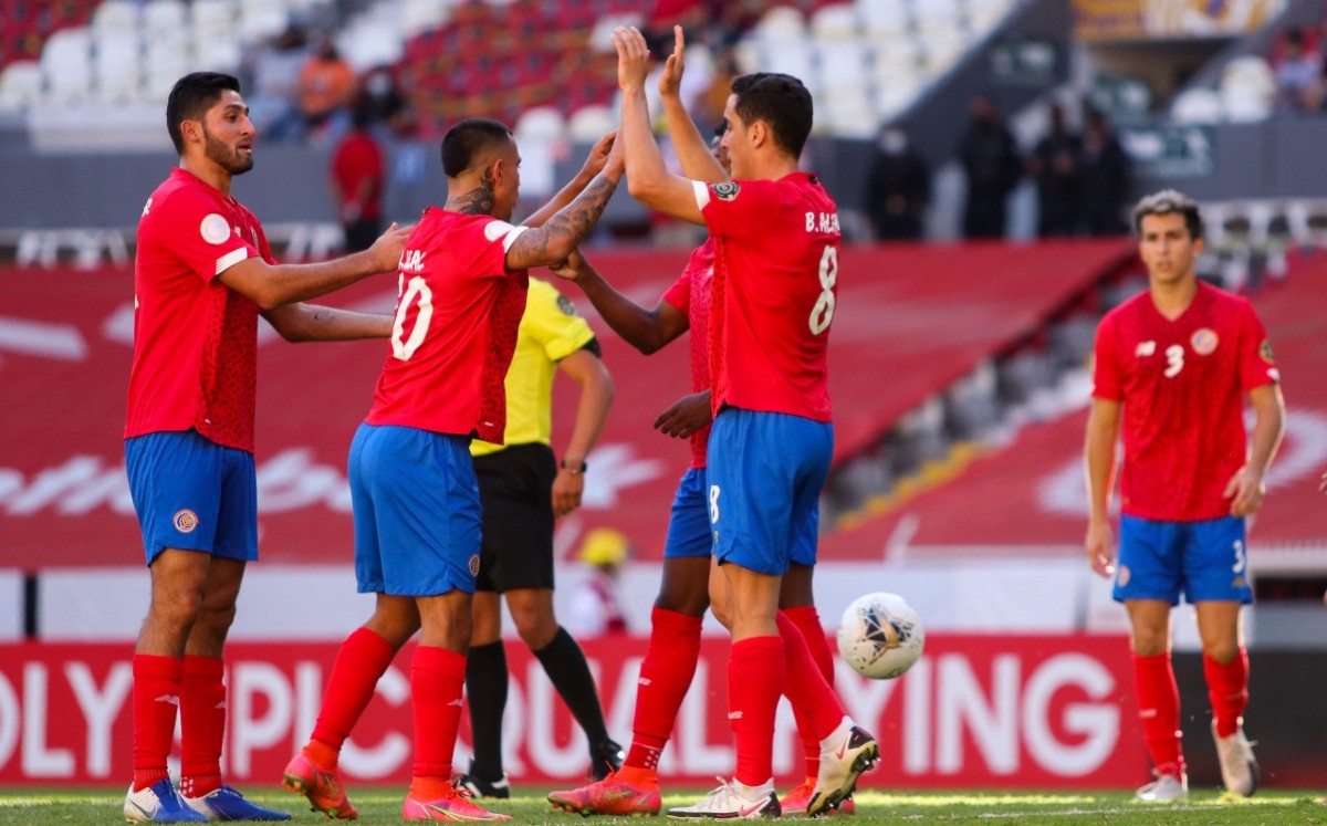 Costa  Rica goolea 5-0 a Dominicana en el Preolímpico (Imago7)