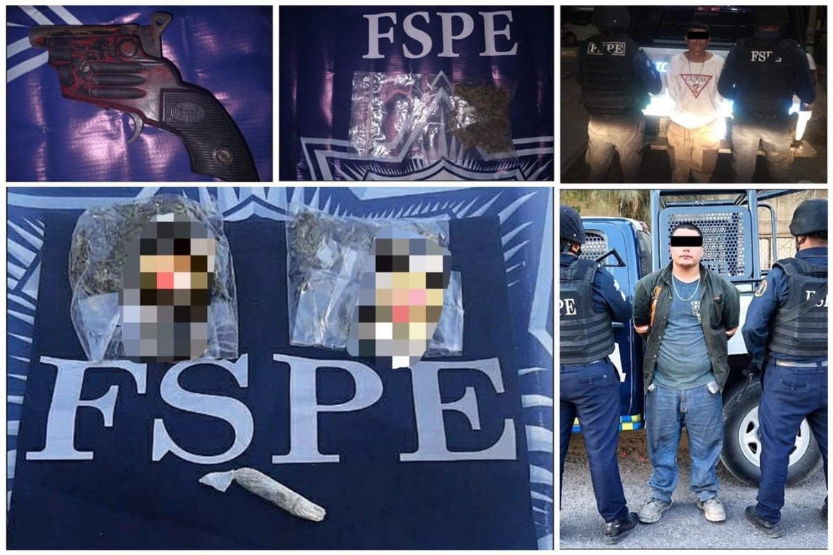 Decomisas droga y detienen a dos en 4 municipios de Guanajuato