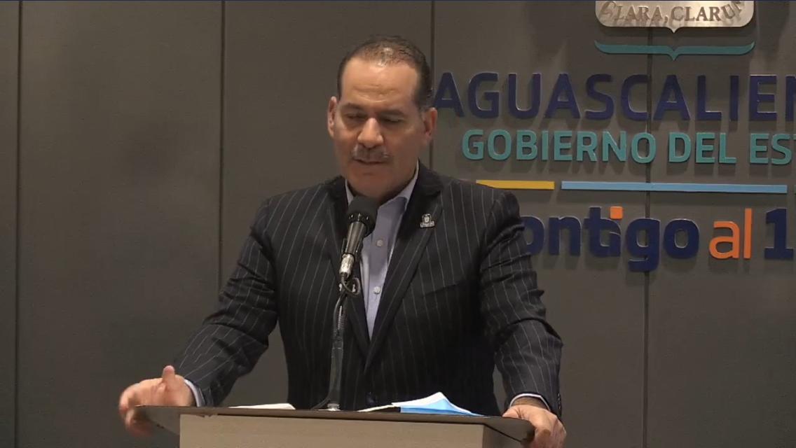 El gobernador de Aguascalientes, Martín Orozco Sandoval. (Alberto Herrera)