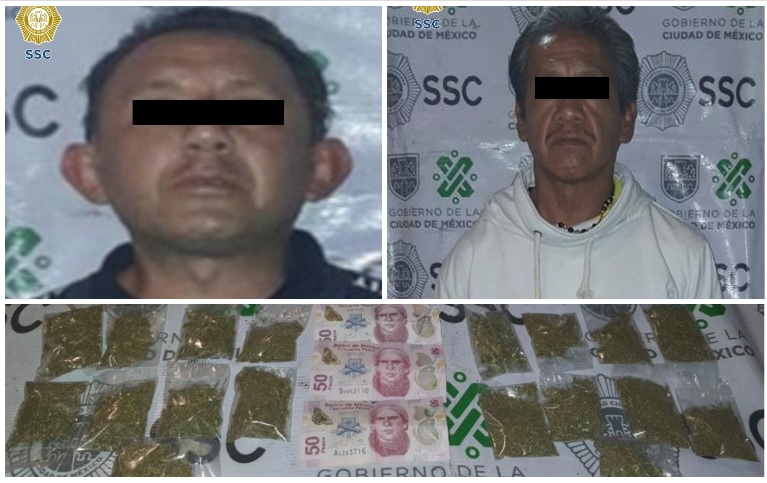 Los detenidos fueron identificados como Gabino 'N'  y Francisco 'N, ambos de 53 años.