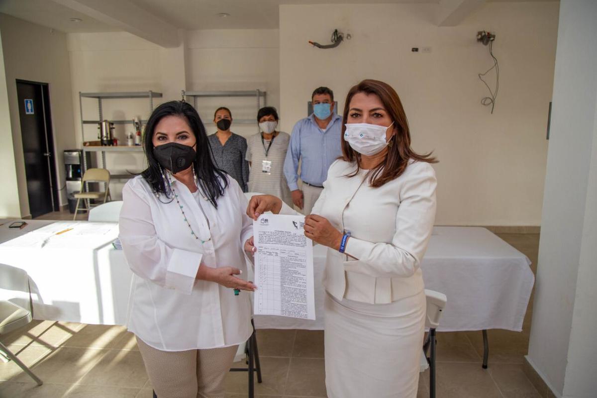 La senadora panista con licencia, Guadalupe Saldaña Cisneros. (Margarita Rojas)