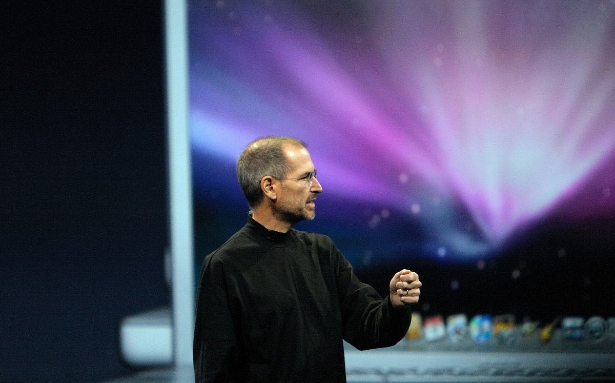 Steve Jobs presentó MacOS X en el año 2000 (DPA).