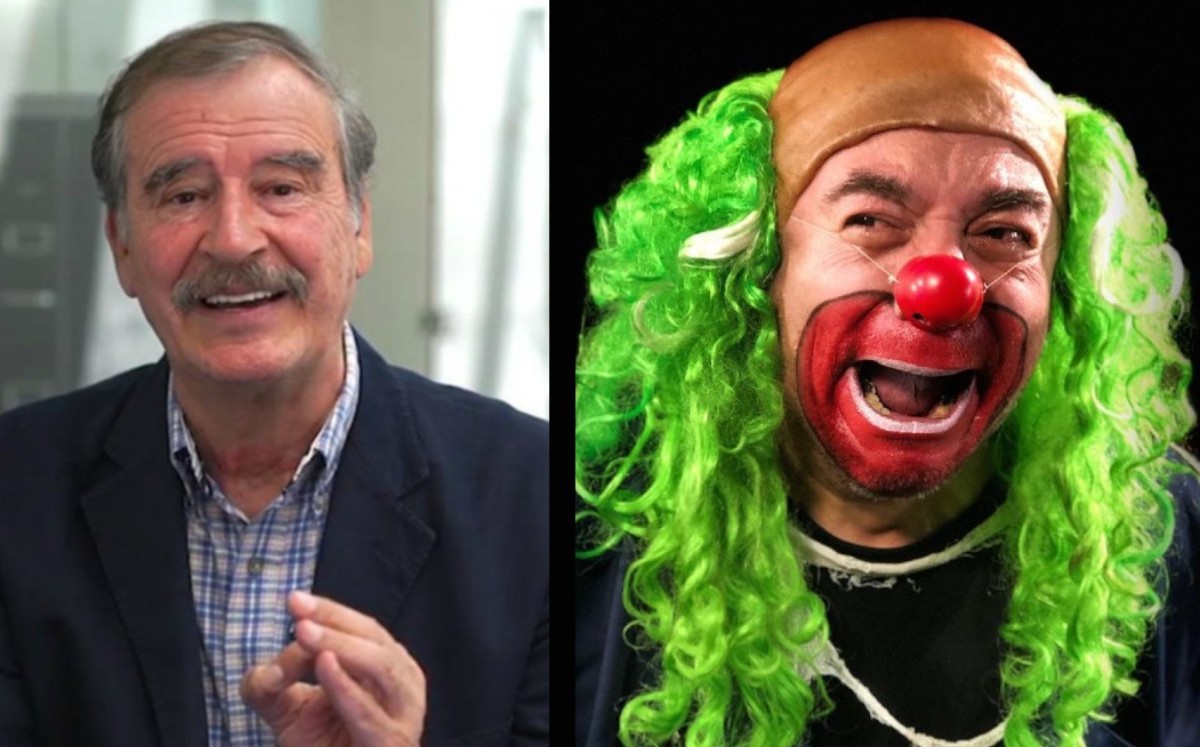 Vicente Fox respalda a Víctor Trujillo tras críticas por machismo con su personaje Brozo. (Especial)