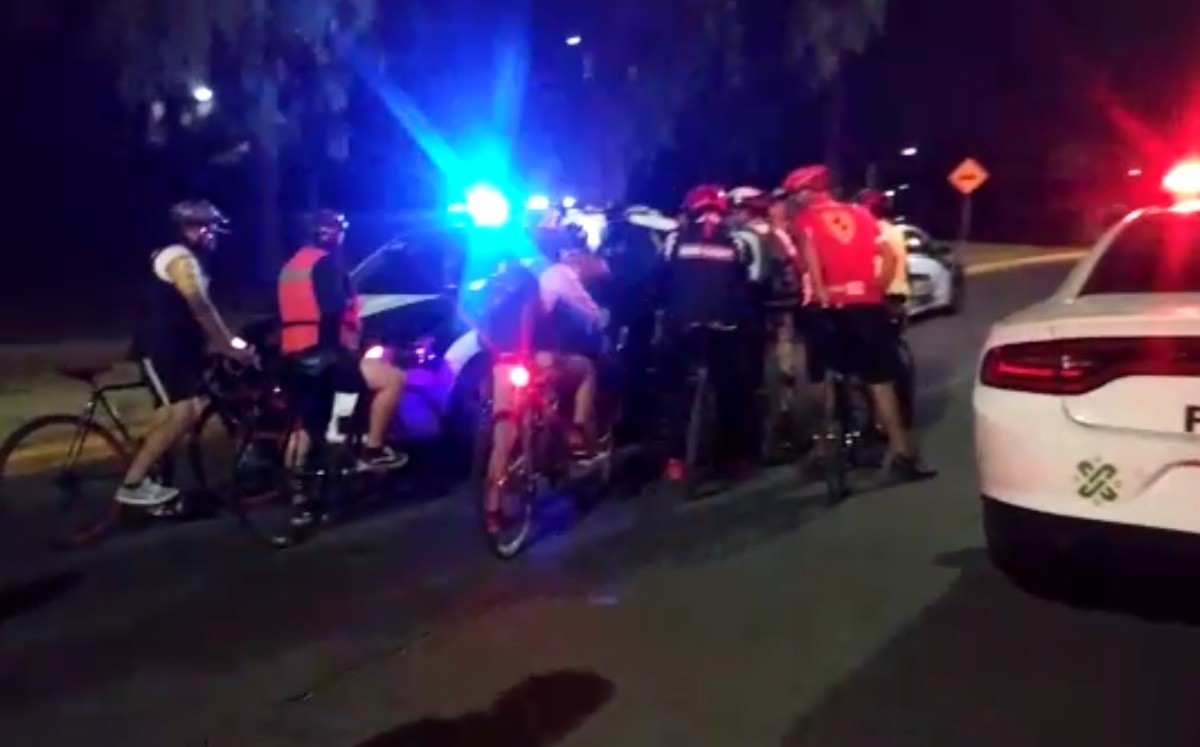 Ciclista sufre accidente en CU