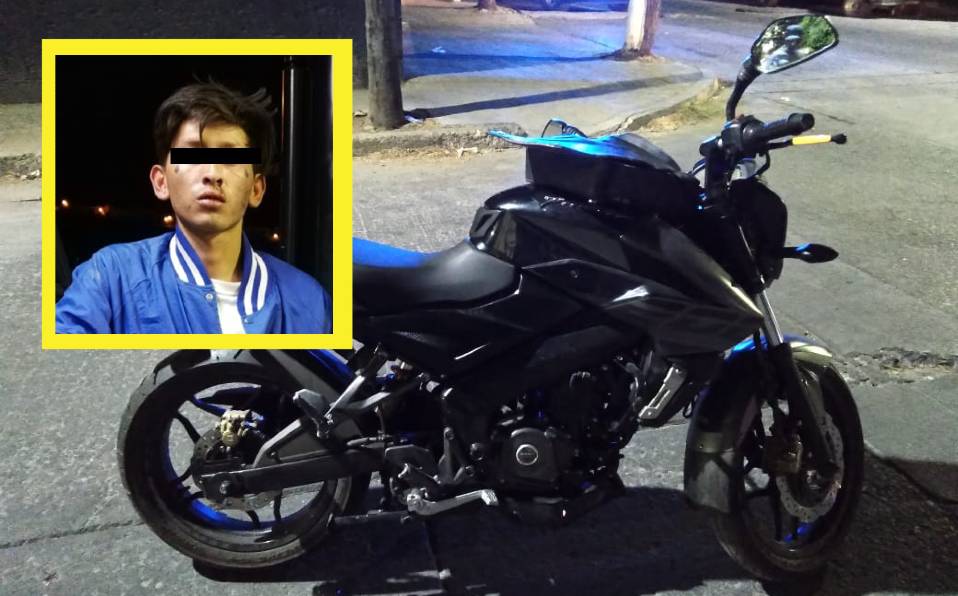 Detienen a uno por presunto robo de una motocicleta en Chapalita