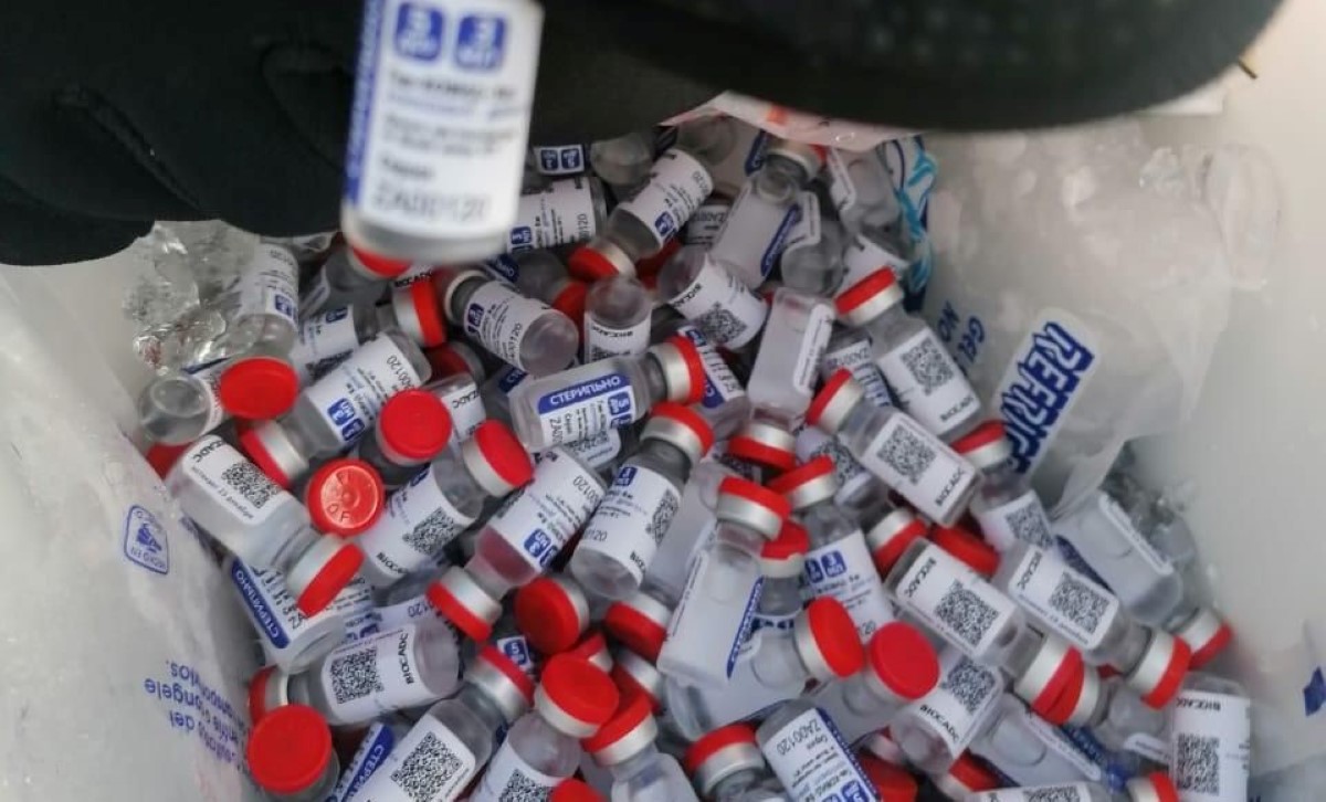 Las dosis fueron halladas ocultas en dos hieleras con refrescos. | Cuartoscuro