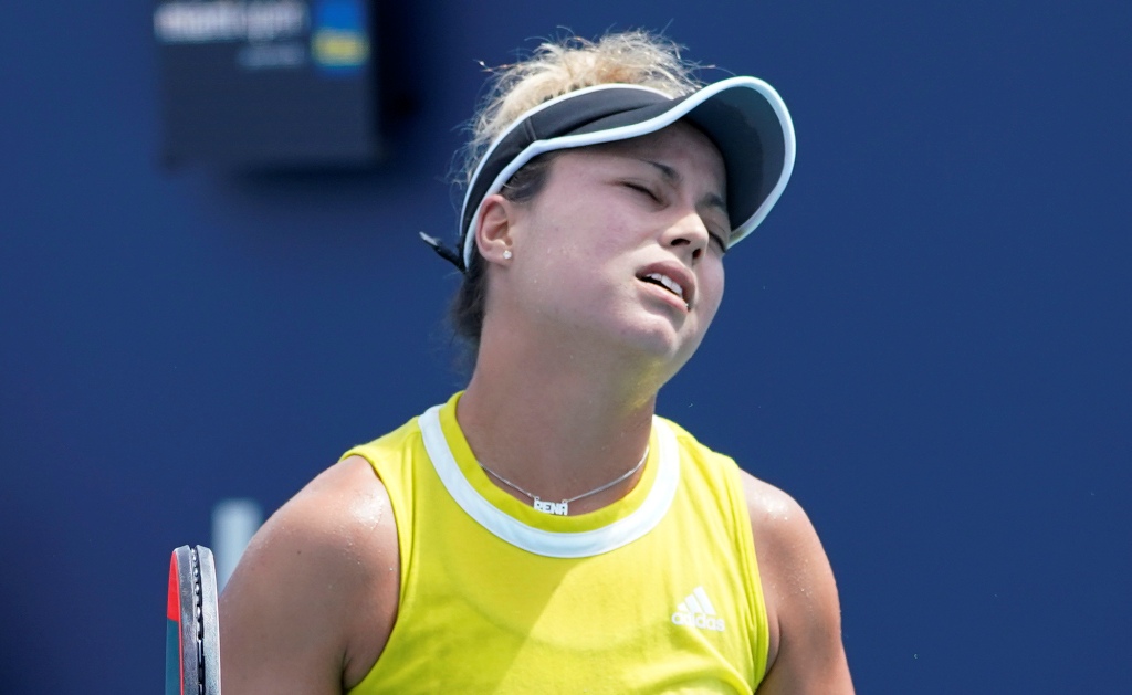 Renata Zarazúa se despidió del Miami Open (AP)