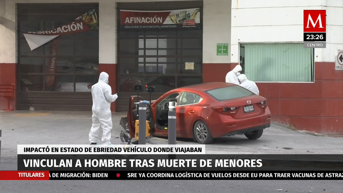 Vinculan a proceso a responsable de muerte de dos niñas en choque en Nuevo León