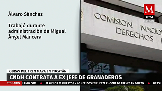 Cndh contrató al ex jefe de granaderos