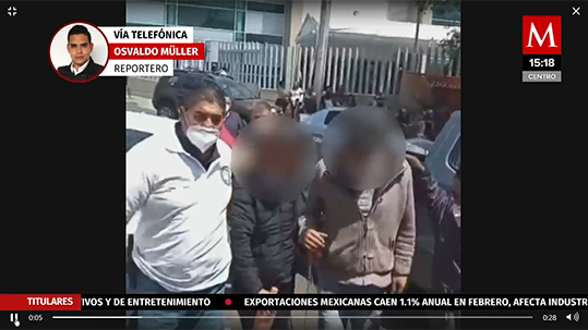Ingresan a penal de Tlalnepantla a pareja por el secuestro de Iker