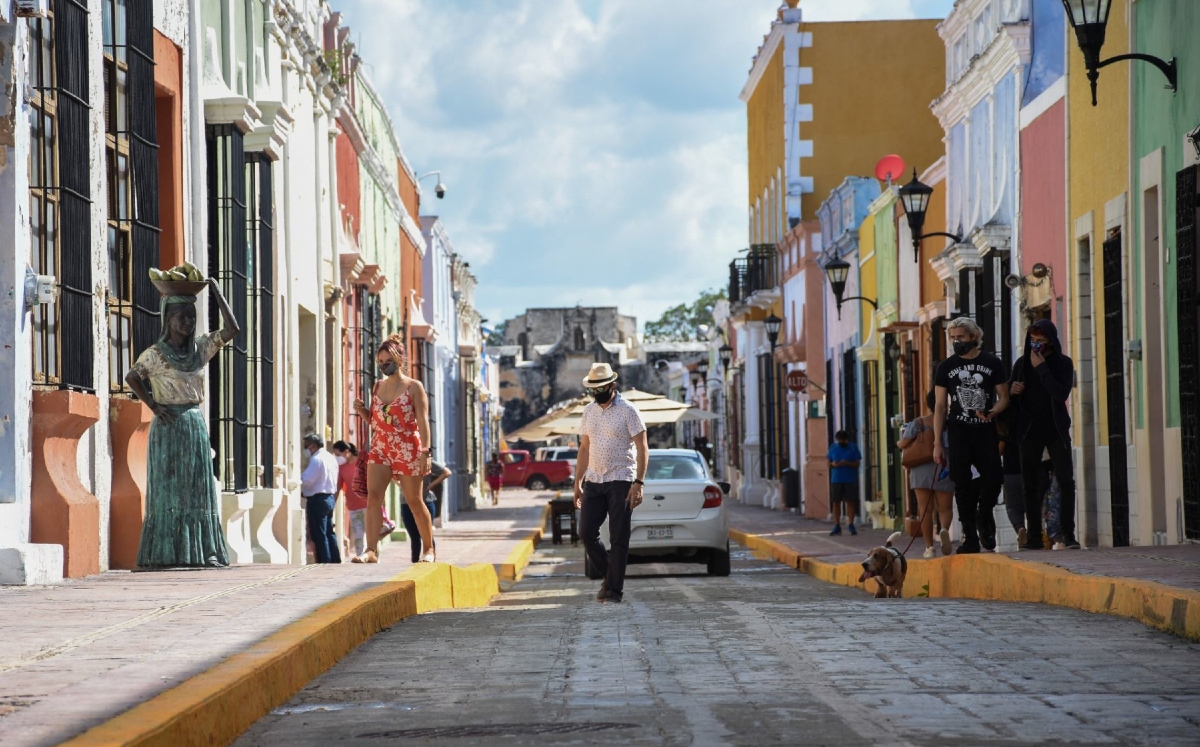 La actividad turística en Campeche continúa en aumento al pasar al  semáforo epidemiológico verde. (Cuartoscuro)