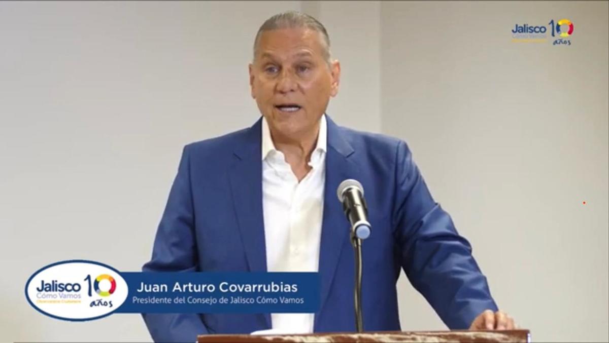 Juan Arturo Covarrubias recordó que la misión de la asociación es mejorar la calidad de vida de los ciudadanos jaliscienses. (Especial)