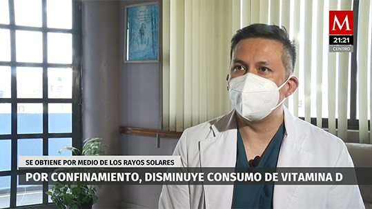 Por confinamiento, disminuye consumo de vitamina D