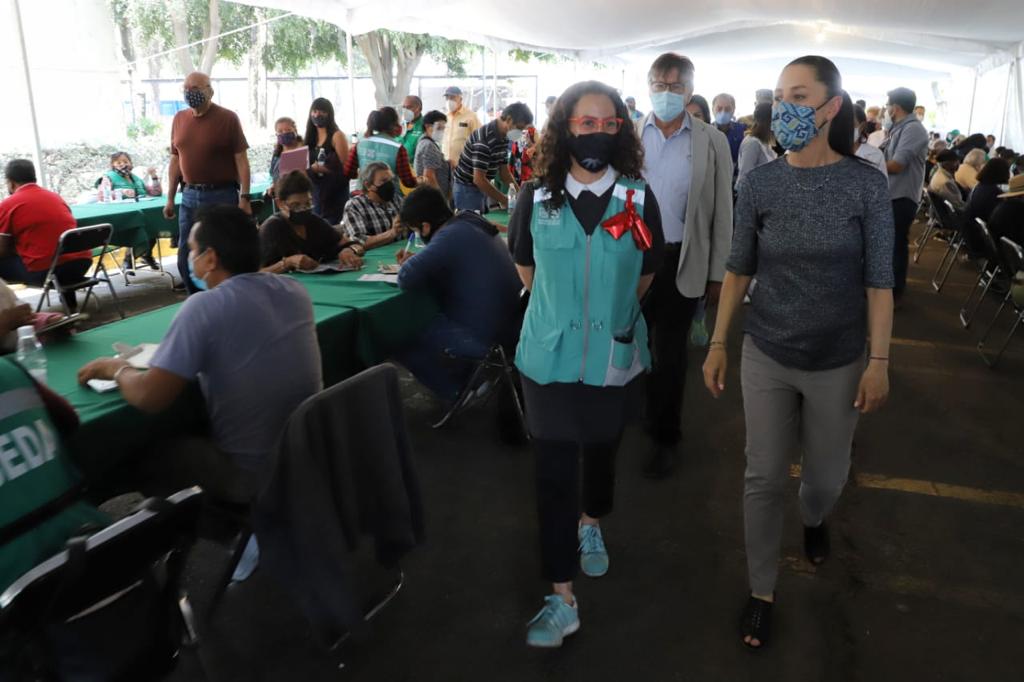 Claudia Sheinbaum recorrió la unidad vacunadora | Especial