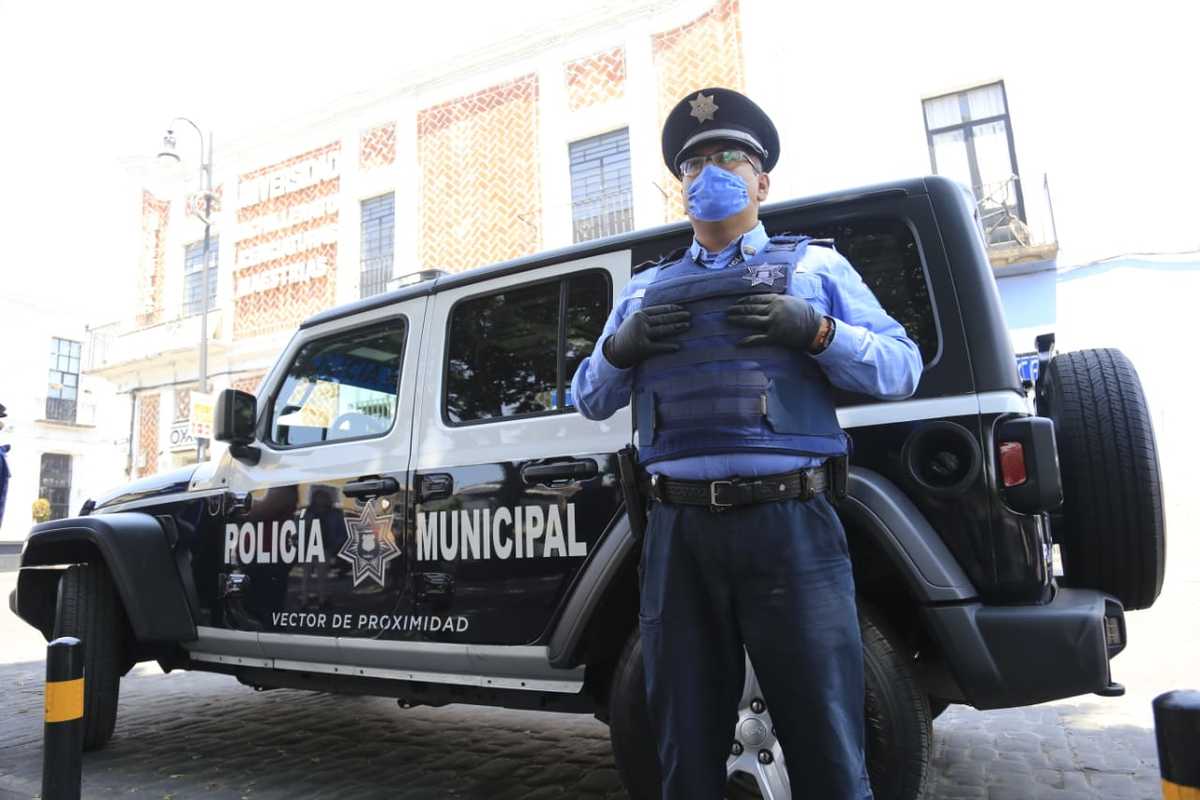 Policía Municipal de Puebla. | Andrés Lobato
