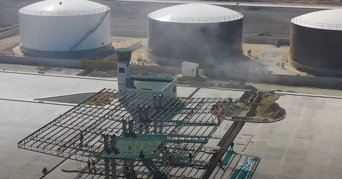 Avances en la construcción del Aeropuerto de Santa Lucía. (Especial)