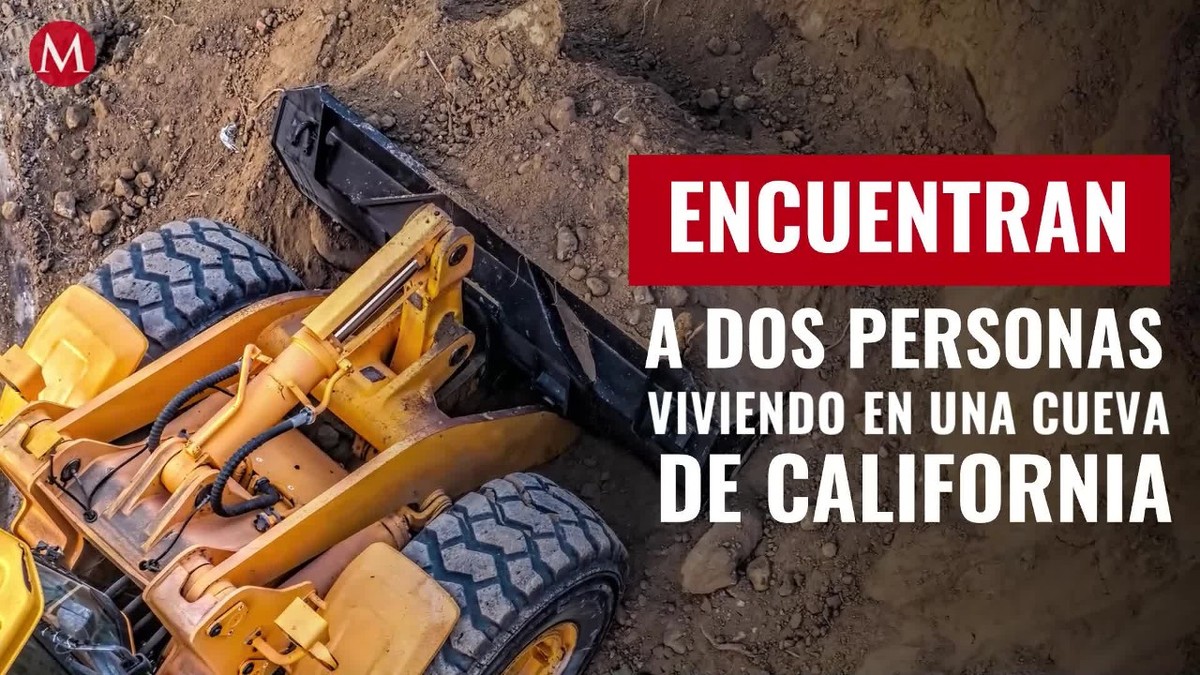 Encuentran a dos personas viviendo en una cueva de California