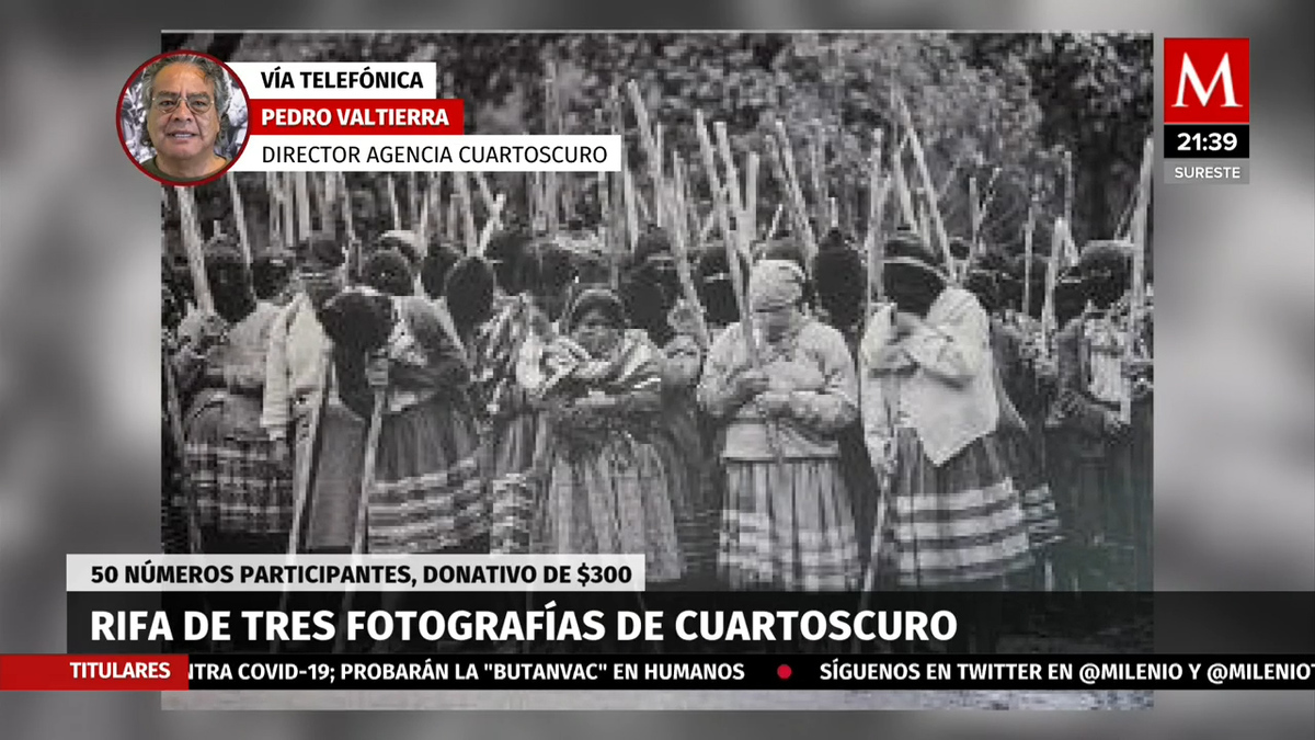 Entrevista. Pedro Valtierra, Director de Cuarto Oscuro. Rifa fotos para premio de la fotografía 2020