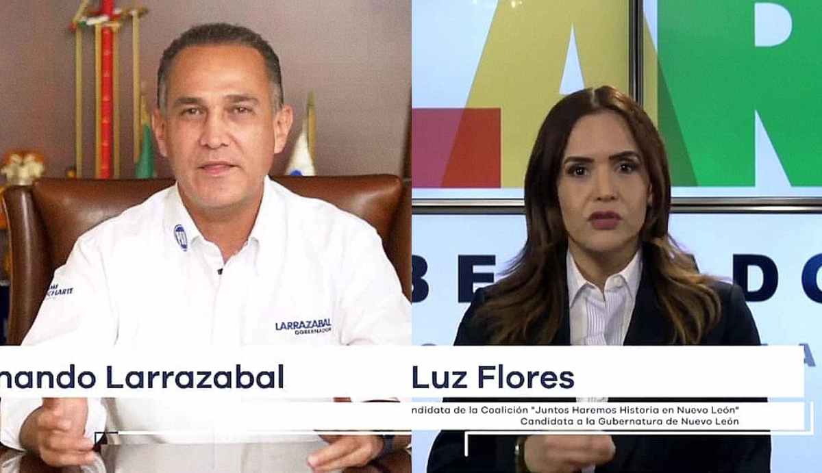 Fernando Larrazabal y Clara Luz Flores. Foto: Especial.