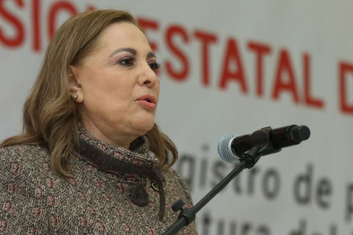 Graciela Ortiz González es la abanderada del Partido Revolucionario Institucional para liderar el estado los próximos seis años|  Facebook.