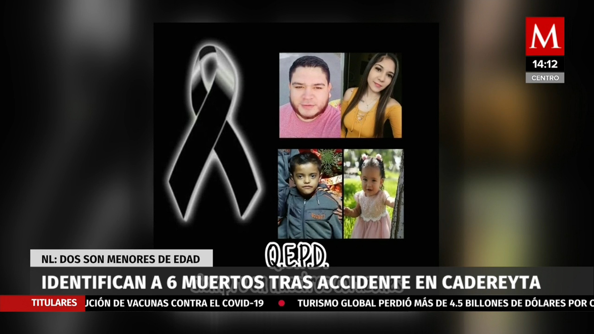 Identifican a 6 muertos tras accidente en Cadereyta