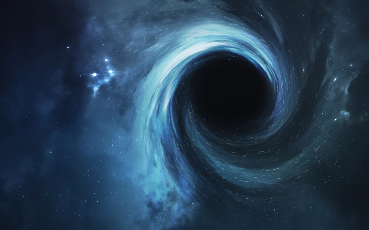Imagen ilustrativa de un agujero negro. (Shutterstock)