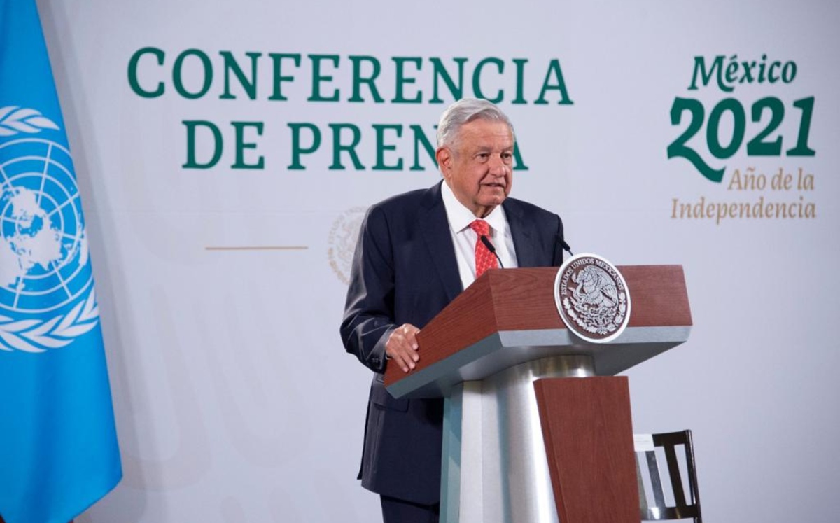 El presidente Andrés Manuel López Obrador en La Mañanera. (Cortesía)