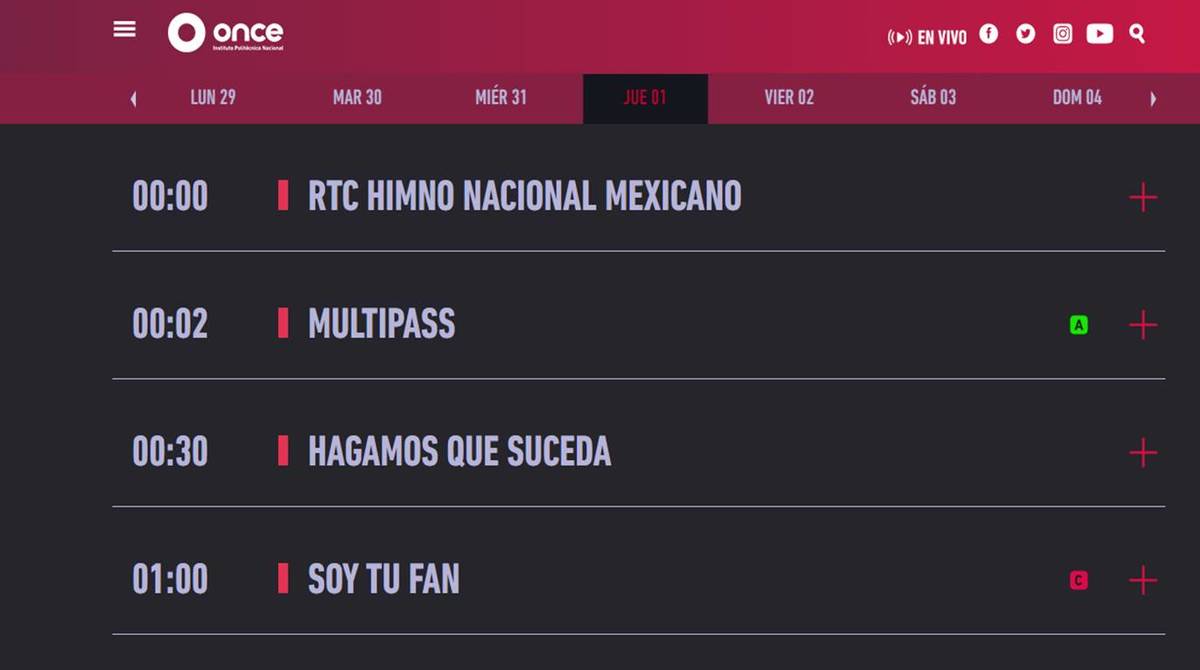 On Demand Canal Once (captura)