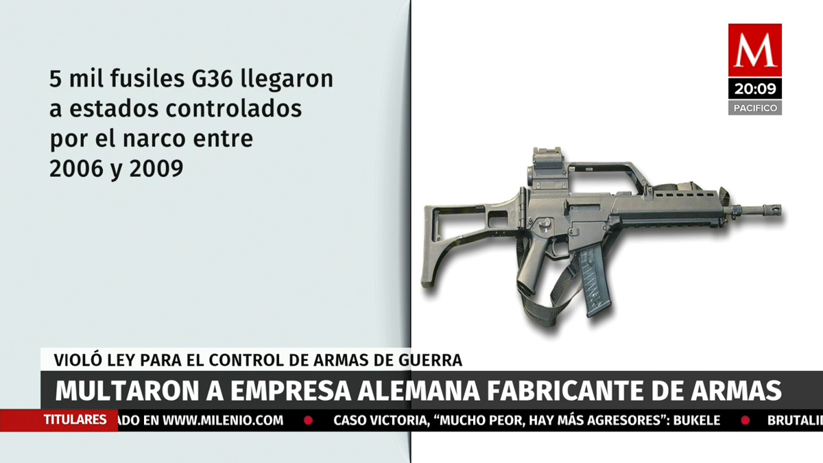 Condenan a dos en Alemania por venta de armas en México