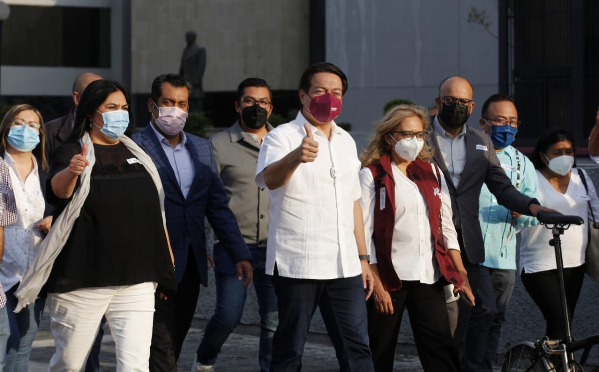 Delgado impugnó ante el INE la cancelación de registro de algunos candidatos de Morena. | Omar Franco