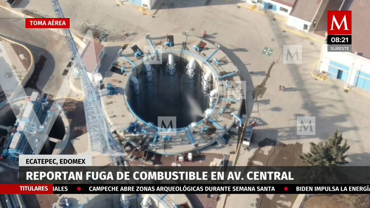 Reportan fuga de combustible en Av. Central