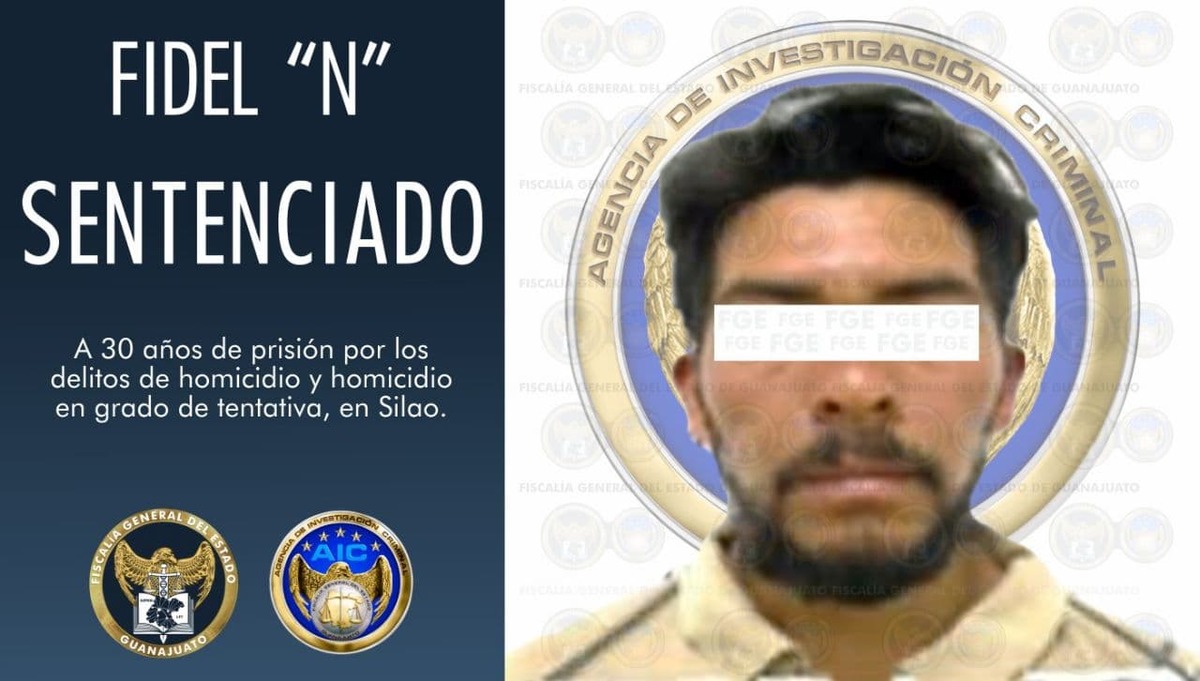 Silao | Le dan 30 años de cárcel por homicidio y tentativa de homicidio