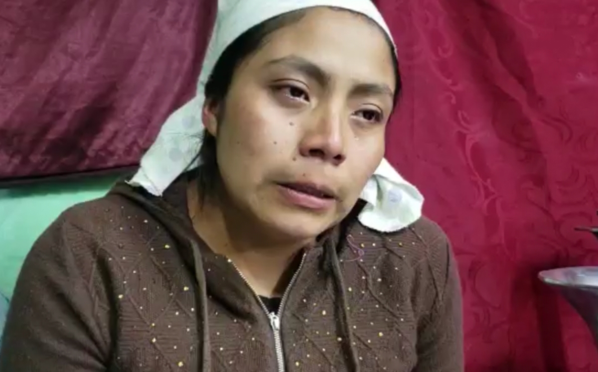 Entre sollozos, la mujer pidió una investigación para que se haga justicia por su esposo. (Especial)