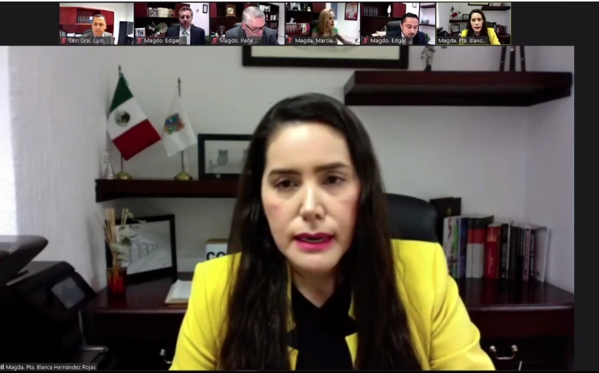 Blanca Hernández Rojas, presidenta del Tribunal Electoral de Tamaulipas. (Facebook)
