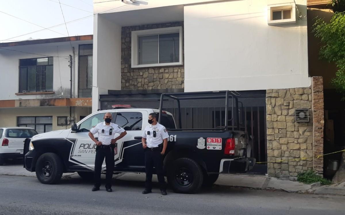 Casa donde fue encontrada Sofía Abigail luego de ser secuestrada en Pesquería, Nuevo León. Foto: Agustín Martínez.