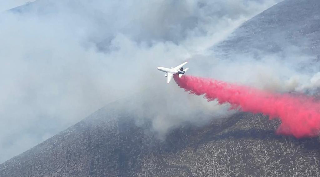 El combate al incendio en la Sierra de Arteaga registra un avance del 90%. (Especial)