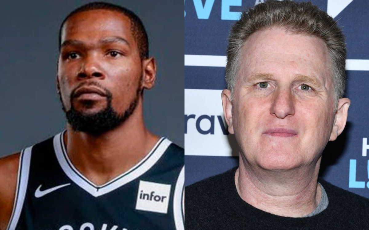 Kevin Durant y Michael Rapaport (AFP / Getty Images)