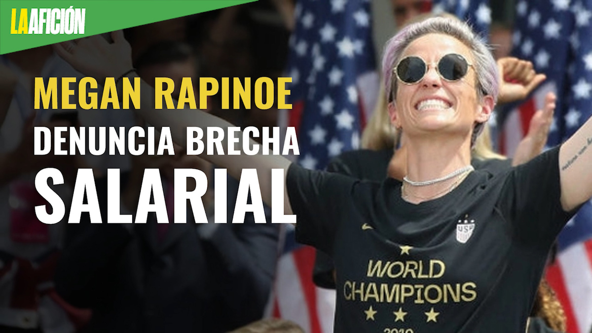 Megan Rapinoe denuncia desigualdad salarial