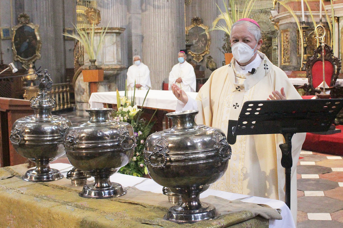 Misa Crismal en la Basílica Catedral. | Agencia Enfoque