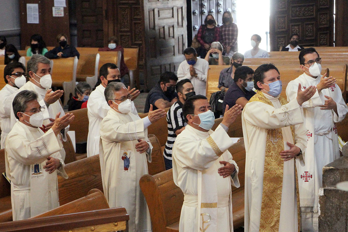 Sacerdotes de la arquidiócesis Puebla. | Agencia Enfoque