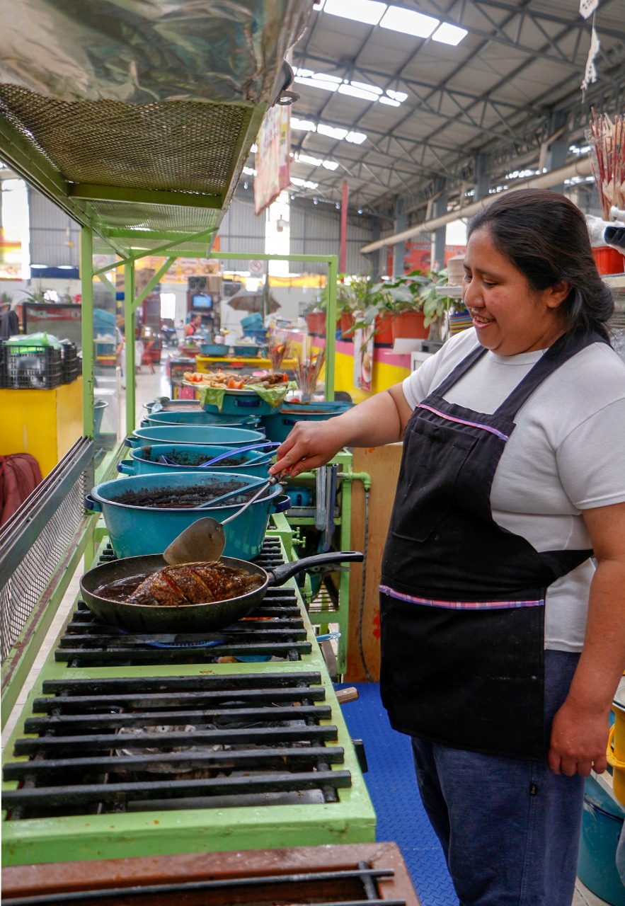 Zona gastronómica del mercado 16 de Marzo. | Apolonia Amayo